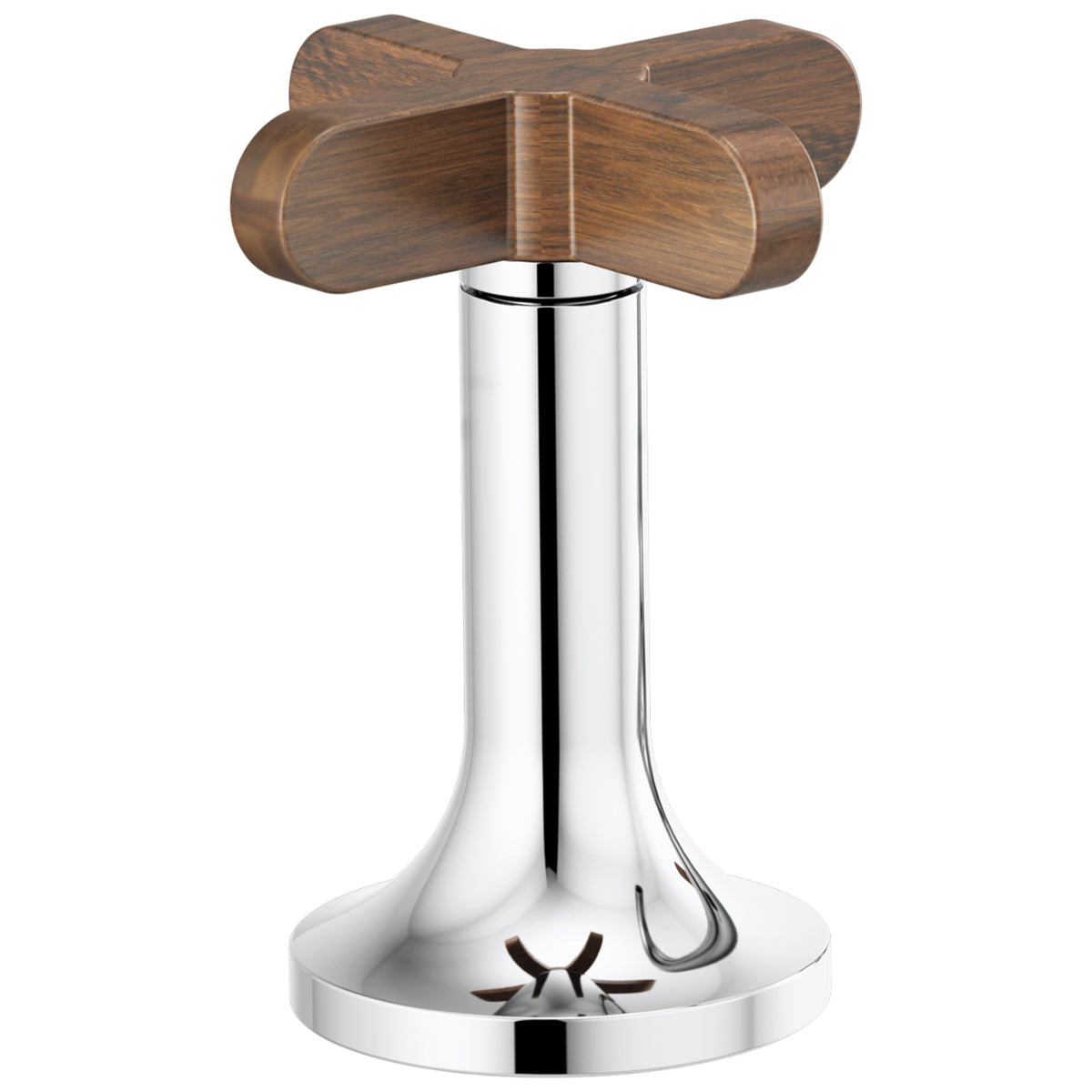 Brizo® HX5375-PCWD Odin® Two High Cross Handle, For Use With Odin® Models 65375LF-LHP/65375LF-LHP-ECO Widespread Lavatory Faucets, Zinc, Polished Chrome, Import