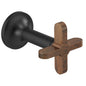 Jason Wu - Two Cross Handle - Matte Black - Zinc
