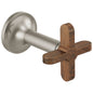 Brizo® HX5875-BNWD Odin® Two Cross Handle, For Use With Odin® Models T65875LF-LHP/T65875LF-LHP-ECO Wall Mount Lavatory Faucets, Zinc, Brushed Nickel, Import