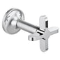 Brizo® HX5875-PC Odin® Two Cross Handle, For Use With Odin® Models T65875LF-LHP/T65875LF-LHP-ECO Wall Mount Lavatory Faucets, Zinc, Polished Chrome, Import