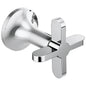 Brizo® HX70475-PC Odin® Two Cross Handle Kit, For Use With Odin® Model T70475-LHP Wall Mount Tub Filler, Zinc, Polished Chrome, Import