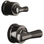 Brizo® HX75P65-BNX Beauclere™ Trim Cross Handle, Zinc, Brilliance Black Onyx, Import