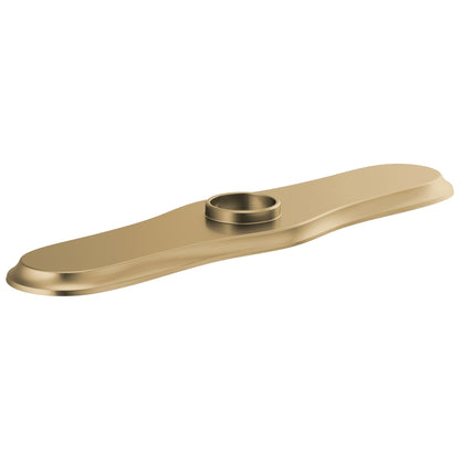 Brizo® Rook® Optional Escutcheon With 8 in Center, For Use With Rook® 64074LFP and 64974LF Kitchen Faucet, 11-1/4 in L x 2.81 in W x 0.38 in H, Import