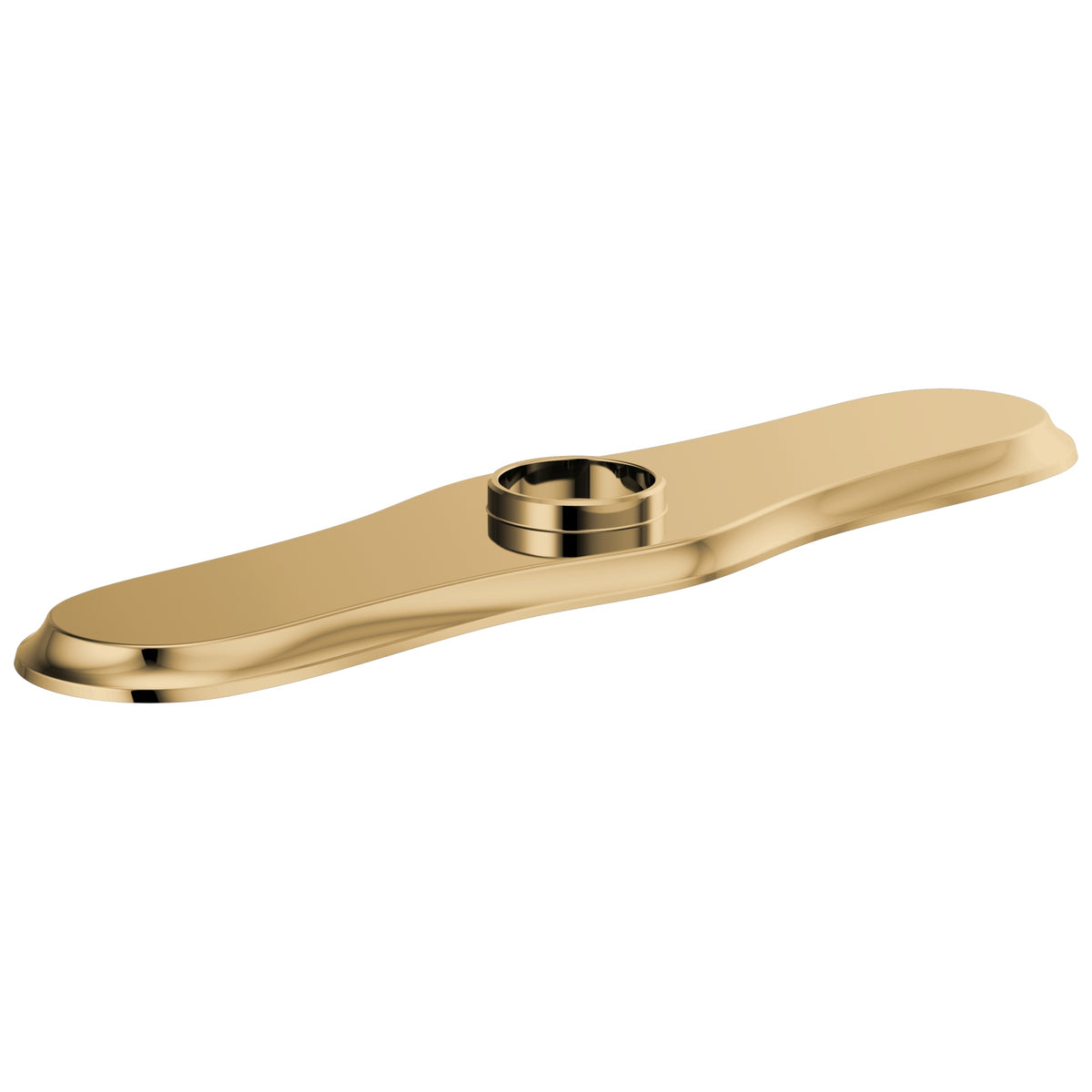 Brizo® Rook® Optional Escutcheon With 8 in Center, For Use With Rook® 64074LFP and 64974LF Kitchen Faucet, 11-1/4 in L x 2.81 in W x 0.38 in H, Import