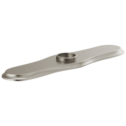 Brizo® Rook® Optional Escutcheon With 8 in Center, For Use With Rook® 64074LFP and 64974LF Kitchen Faucet, 11-1/4 in L x 2.81 in W x 0.38 in H, Import