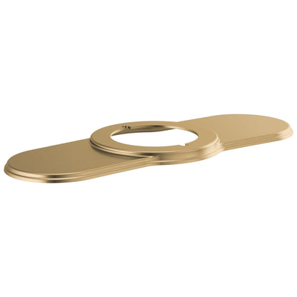 Brizo® Invari™ Escutcheon, For Use With Invari™ 65076LF 1-Handle Lavatory Faucet, 2.31 in L x 5.63 in W x 1/4 in H, Import