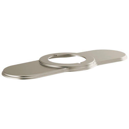 Brizo® Invari™ Escutcheon, For Use With Invari™ 65076LF 1-Handle Lavatory Faucet, 2.31 in L x 5.63 in W x 1/4 in H, Import