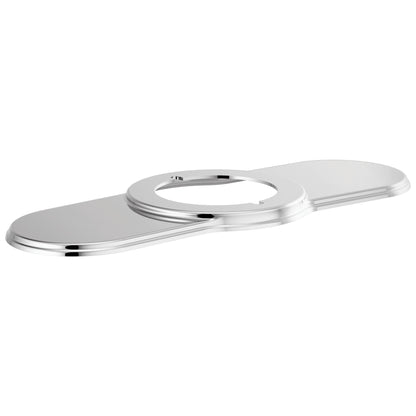 Brizo® Invari™ Escutcheon, For Use With Invari™ 65076LF 1-Handle Lavatory Faucet, 2.31 in L x 5.63 in W x 1/4 in H, Import