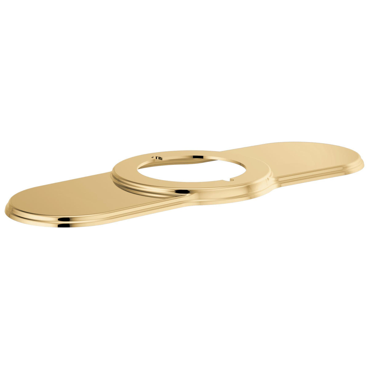 Brizo® Invari™ Escutcheon, For Use With Invari™ 65076LF 1-Handle Lavatory Faucet, 2.31 in L x 5.63 in W x 1/4 in H, Import