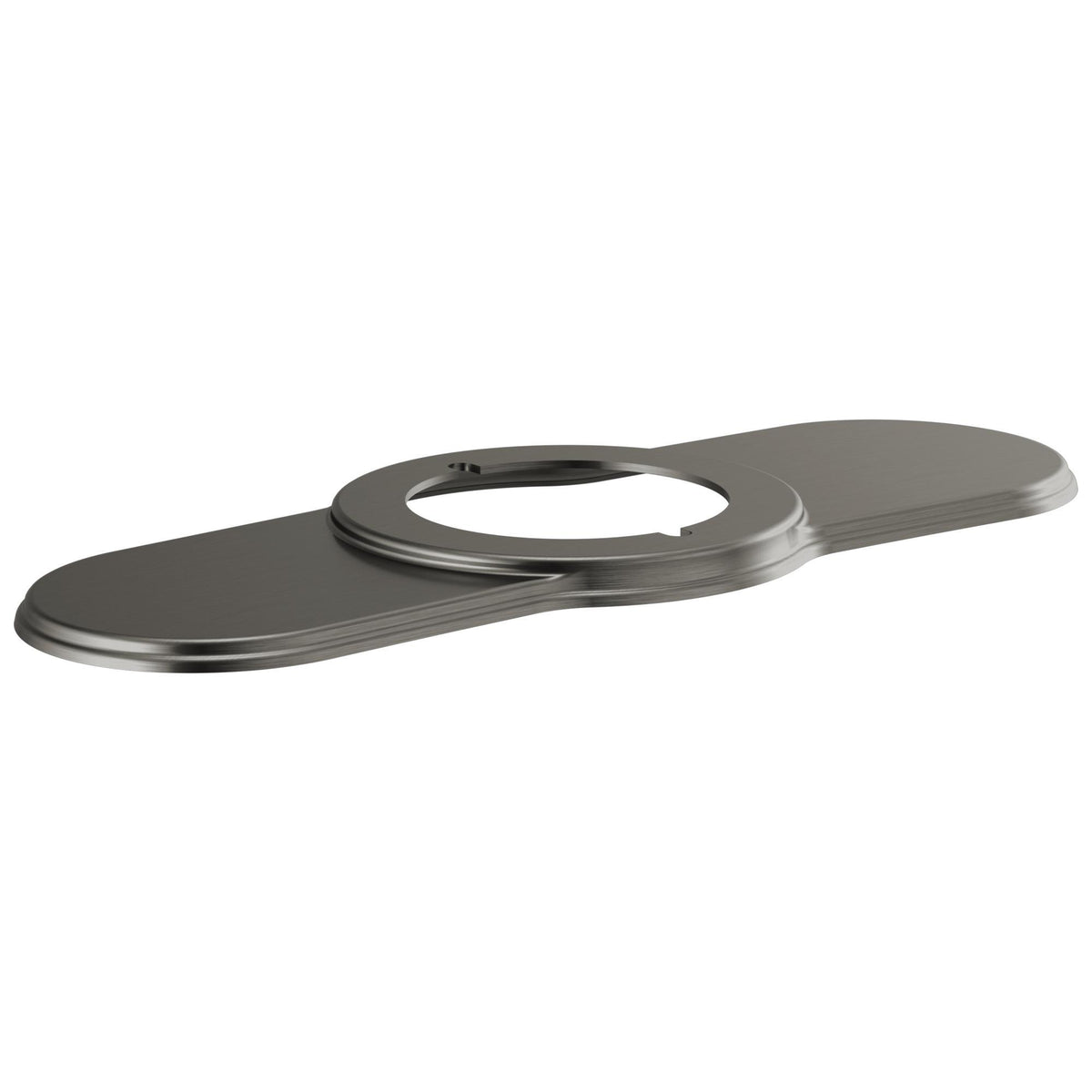 Brizo® Invari™ Escutcheon, For Use With Invari™ 65076LF 1-Handle Lavatory Faucet, 2.31 in L x 5.63 in W x 1/4 in H, Import
