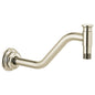 Invari - Faucet Shower Arm and Flange - Solid Brass