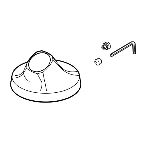 Brizo® Base/Screw/Cover/Wrench, For Use With Levoir™ Model T67498-PCLHP Roman Tub Faucet, Import