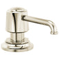 Brizo® RP100487PN RP100487 Rook® Refillable Soap Dispenser, 15 oz Capacity, 2.63 in OAL, Deck Mounting, Import