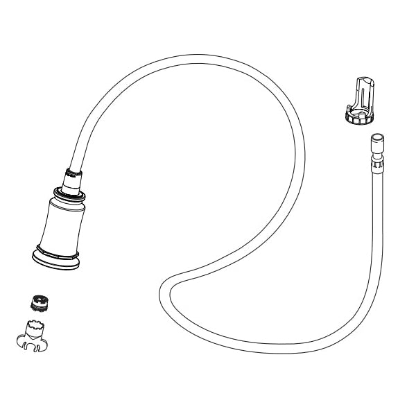 Brizo® RP100565S Rook® Hose and Sprayer Assembly, Brizo® Rook® Hose and Sprayer Assembly, Import