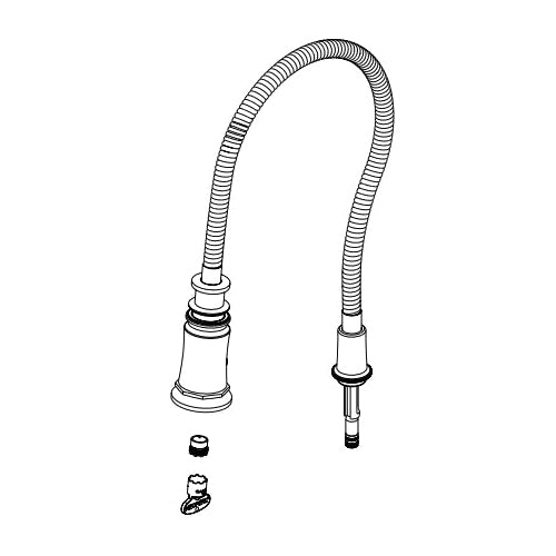 Brizo® RP100572 Rook® Finished Hose and Sprayer Assembly, Brizo® Rook® Finished Hose and Sprayer Assembly, Domestic