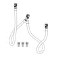 Brizo® RP100600 Atavis™ Quick Connect Hose Assembly, For Use With Invari™ 65377LF-LHP/65377LF-LHP-ECO Widespread Lavatory Faucets, Import