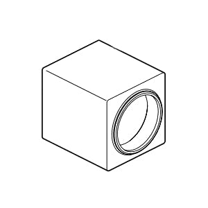 Brizo® RP100657 Siderna® Sleeve, Brizo® Siderna® Sleeve, For Use With Siderna® T75P580/T75P680 Pressure Balance Valve with Integrated 3-Function Diverter Trim, Import