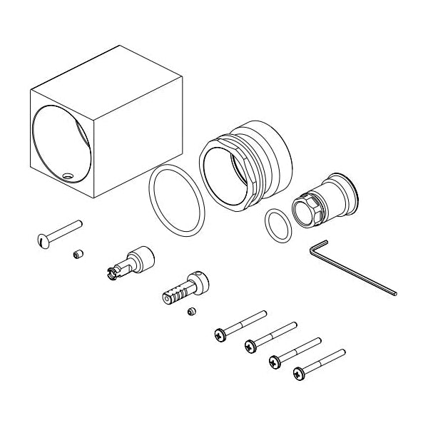 Brizo® Siderna® Extension Kit, For Use With Siderna® T75P580 Pressure Balance Valve with Integrated 3-Function Diverter Trim and Siderna® T75P680 Pressure Balance Valve with Integrated 6-Function Diverter Trim