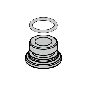 Brizo® Invari™ Finial and O-Ring, For Use With Invari™ 81376 Slide Bar Shower Arm and Flange, Domestic