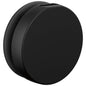 Contemporary Round Steam Head - Matte Black