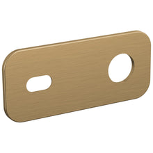 Brizo® RP103996GL RP1039 Roccesco™ Optional Lavatory Escutcheon, Wall Mount, Zinc, Luxe Gold, Import