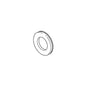 Brizo® RP49089BL Jason Wu Screw Cover, For Use With Model T14052, T14252 and T14452 Shower Trim, Matte Black, Import