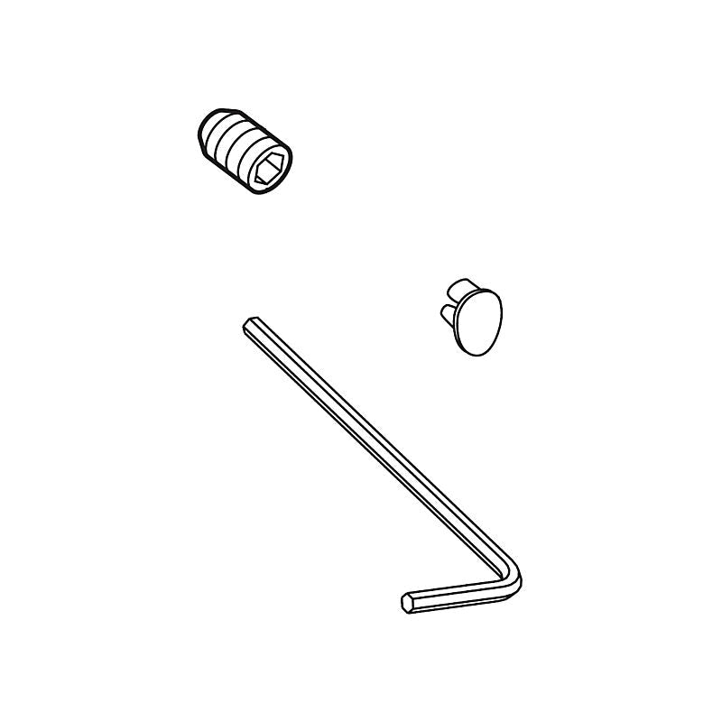 Brizo® RP50585RB Belo® Set Screw and Button Assembly, Venetian Bronze