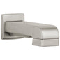 Brizo® RP64084NK Frank Lloyd Wright®/Siderna® Pull-Down Diverter Square Tub Spout, For Use With Wall Mount Tub Filler, 6-7/32 in Spout Reach, Solid Brass, Luxe Nickel, Import
