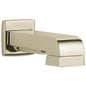 Brizo® RP64084PN Frank Lloyd Wright®/Siderna® Pull-Down Diverter Square Tub Spout, For Use With Wall Mount Tub Filler, 6-7/32 in Spout Reach, Solid Brass, Polished Nickel, Import