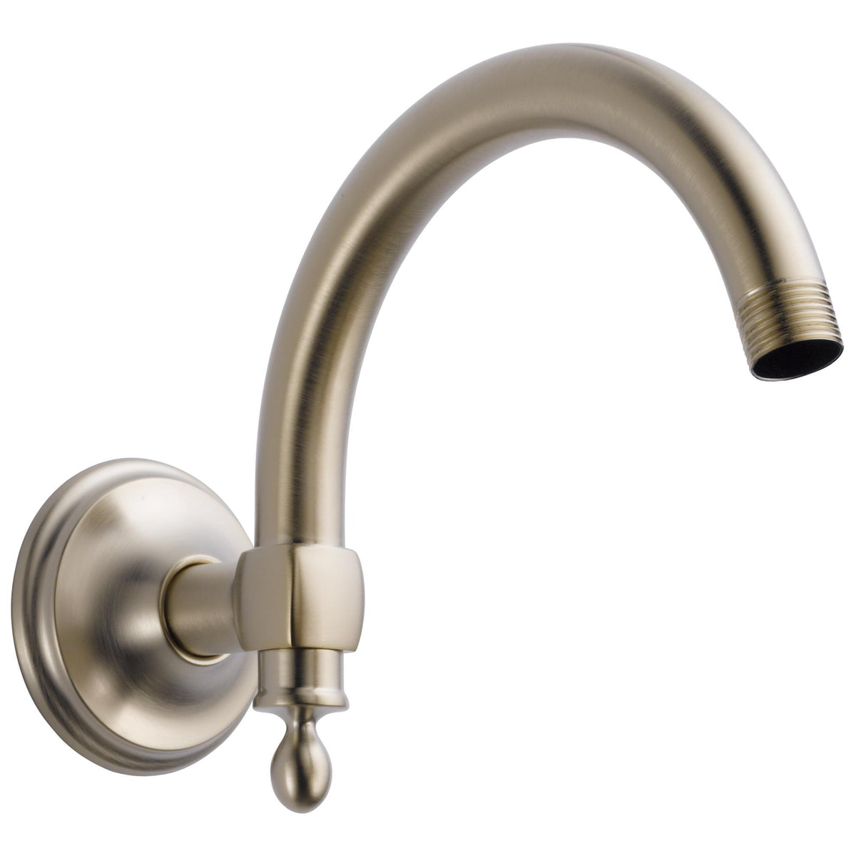 Charlotte - Shower Arm Assembly - Brushed Nickel - 8" L