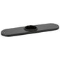 Solna - Three Hole Escutcheon - Matte Black - 10"