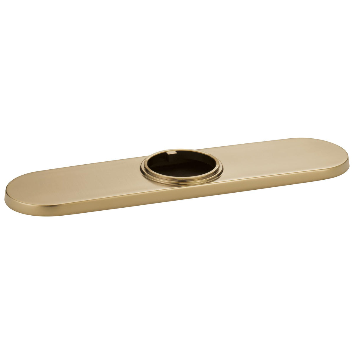 Brizo® RP71451GL Artesso® 3-Hole Escutcheon, For Use With Artesso™ 64025LF 1-Handle Pull Down Kitchen Faucet, 10 in, Luxe Gold, Import