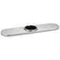 Solna - Three Hole Escutcheon - Polished Chrome - 10"