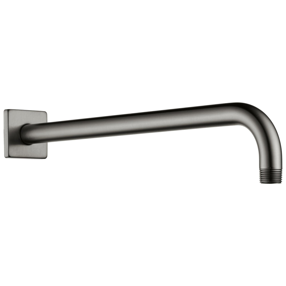 Brizo® RP71650SL Essential™ Shower Series Siderna™ Linear Square Universal Shower Arm and Flange, 16 in L, Wall Mount, 1/2 in NPT, Import
