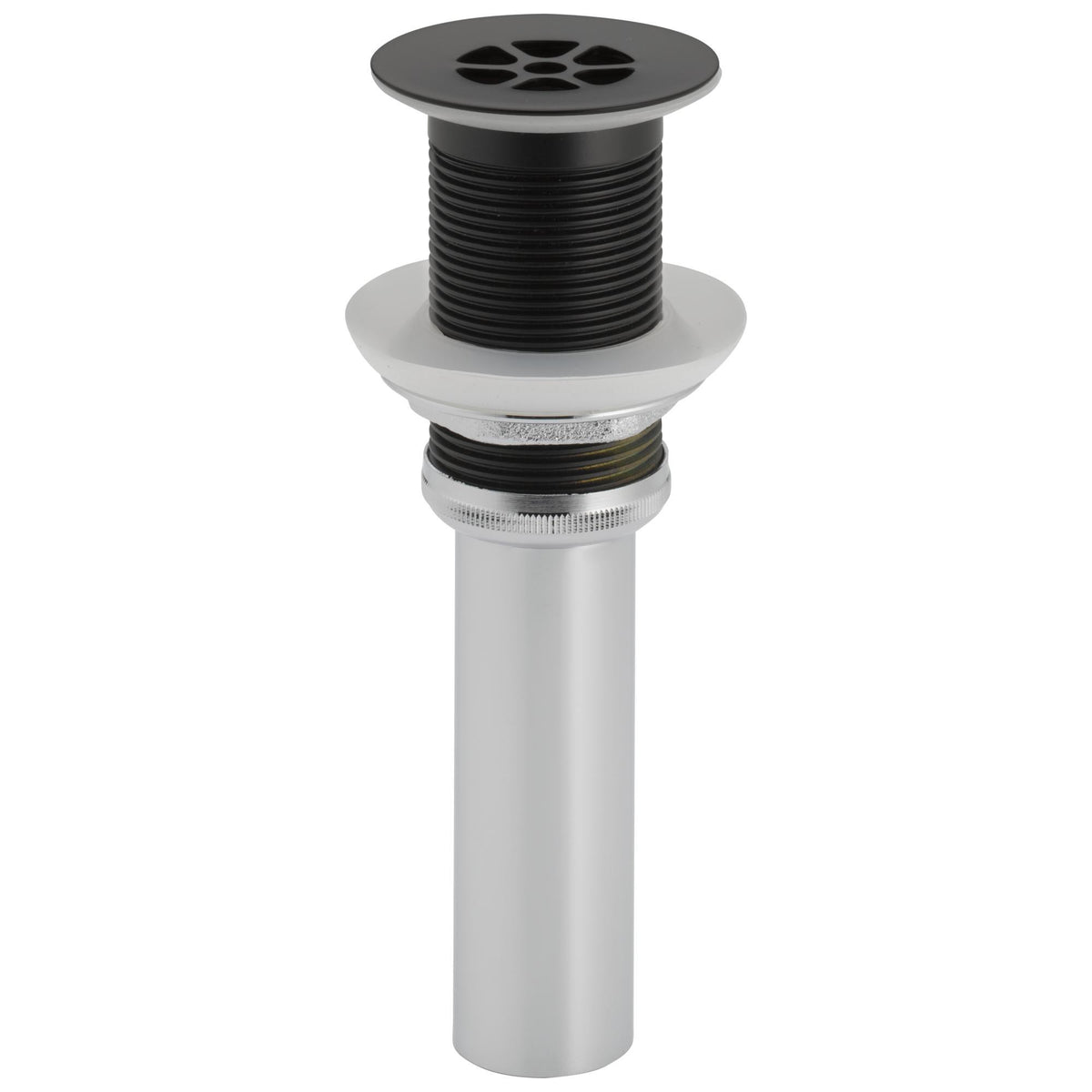 Brizo® RP72411BL Grid Strainer without Overflow, 2-3/8 in Nominal, 2-3/8 in OAL, Brass, Matte Black, Import