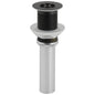 Brizo® RP72411BL Grid Strainer without Overflow, 2-3/8 in Nominal, 2-3/8 in OAL, Brass, Matte Black, Import
