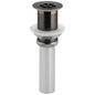 Brizo® RP72411BNX Grid Strainer Lavatory Drain, 1-5/8 in Nominal, Brilliance® Black Onyx