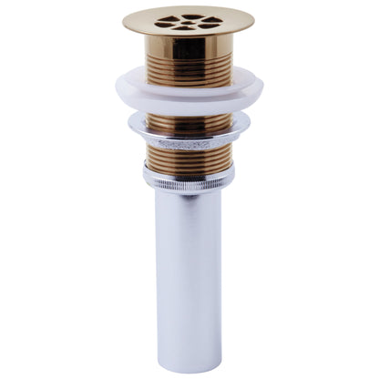 2-3/8" Grid Strainer without Overflow - Brass