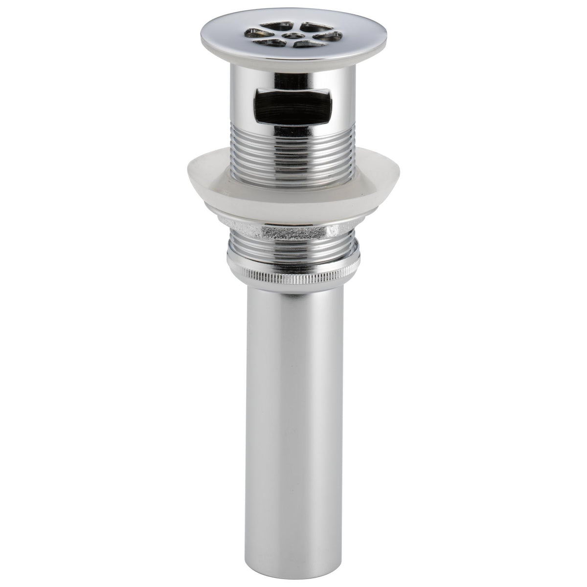 2-3/8" Grid Strainer with Overflow - Brass