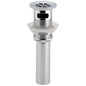 2-3/8" Grid Strainer with Overflow - Brass