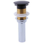 Pushbutton Activated Pop-Up Drain Assembly - 6-13/16" H