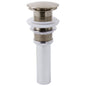 Pushbutton Activated Pop-Up Drain Assembly - 6-13/16" H