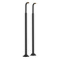 Brizo® RP73766BL Atavis™ Floor Mount Tub Filler Riser, 1/2 in Nominal, 3-1/2 in L, Brass, Matte Black