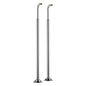 Tub Filler Riser - Polished Chrome - Solid Brass