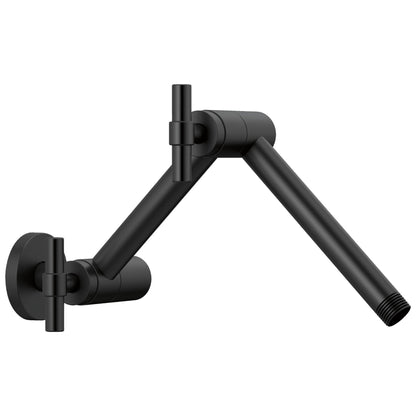 Brizo® Litze Jointed Shower Arm and Flange, 16 in L x 4-1/8 in W Arm, Solid Brass Arm, 1/2 in NPT, Import
