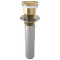 Brizo® RP81627GL Pushbutton Activated Pop-Up Drain Assembly, Luxe Gold, Brass Drain