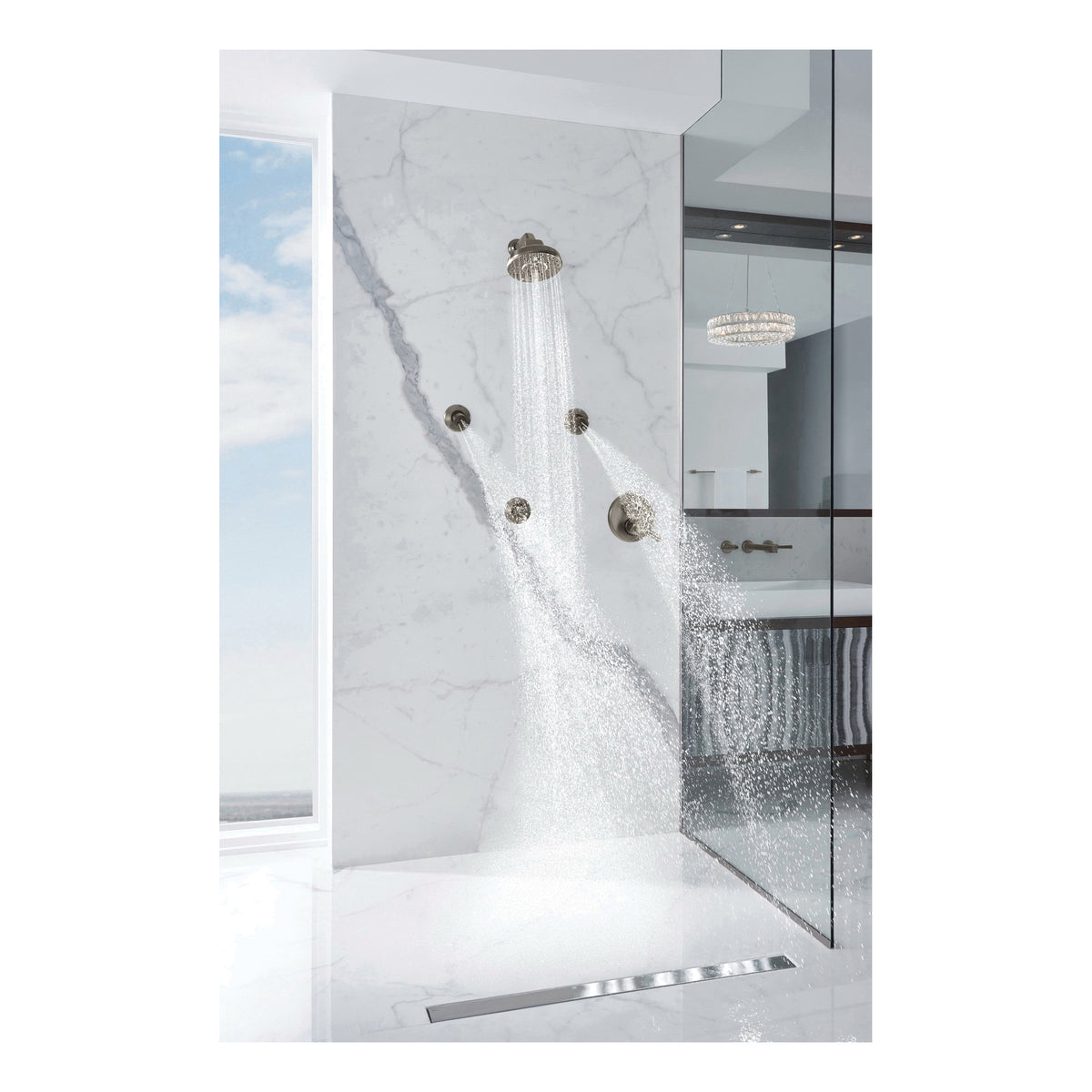 Levoir - 6-Function Diverter - Wall Mount - 7.2 GPM