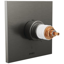 60 Series Square Thermostatic Valve Trim Only, Luxe Steel