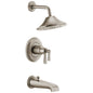 Brizo® T60461-NK TempAssure® Tub and Shower Faucet Trim, 2 gpm Shower, Luxe Nickel
