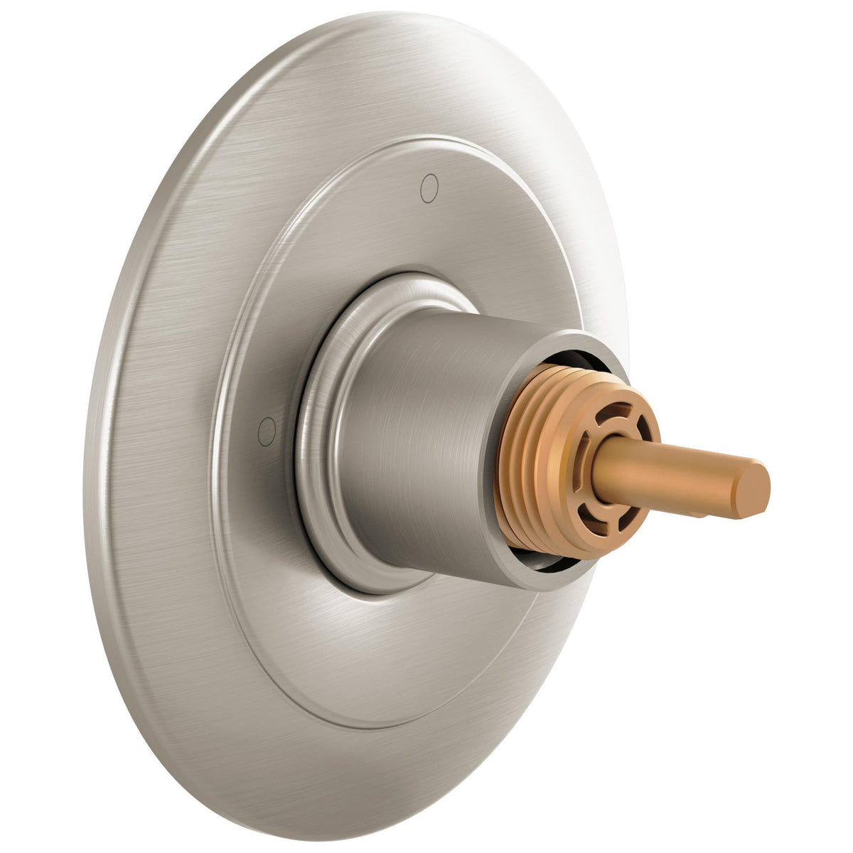 Odin - Diverter Trim - Brushed Nickel - Brass